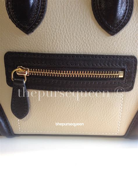 vintage gold celine zipper fake|celine leather handbags.